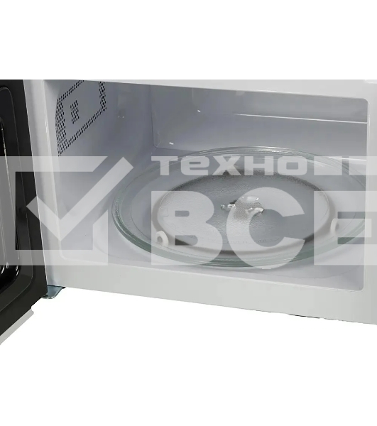 Микроволновая печь Midea MM720CFB белый, 20 л, 700 Вт, переключатели - поворотный механизм