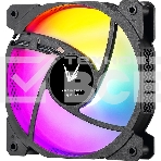 Вентилятор для корпуса Aerocool / Formula Cosmic 12BK ARPW ARGB черный, 120 мм, 1500 об/мин, 26.8 дБ, 4 pin, фото 1