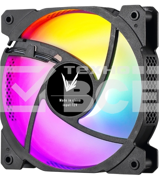 Вентилятор для корпуса Aerocool / Formula Cosmic 12BK ARPW ARGB черный, 120 мм, 1500 об/мин, 26.8 дБ, 4 pin