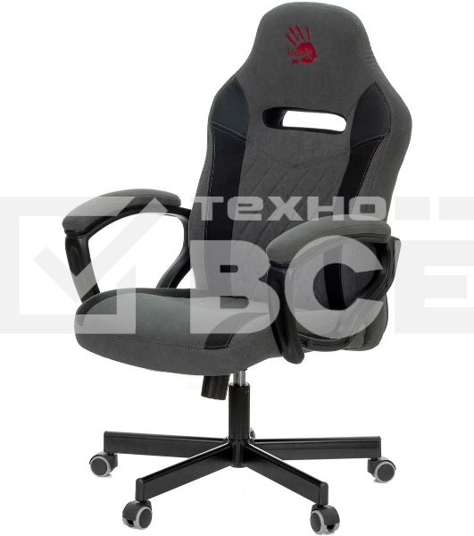 Кресло игровое A4Tech Bloody GC-110, серый, крестовина пластик