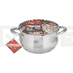 Кастрюля WEBBER BE-352/2 2,8 л, из нержавеющей стали со стеклянной крышкой, фото2