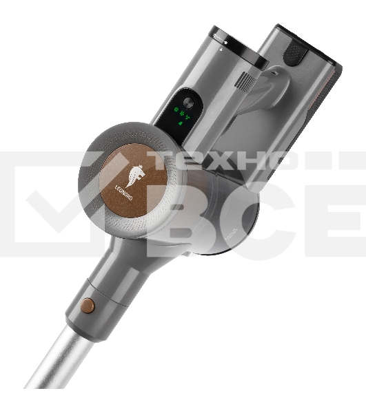 Пылесос вертикальный Leonord LE-1416 DC серый, питание от аккумулятора, 230 Вт, уборка суxая/влажная, пылесборник 0.5 л