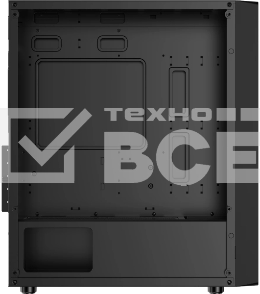 Компьютерный корпус Ocypus Gaммa C50 без БП черный (Gaммa-C50-BKG000XX-GL)