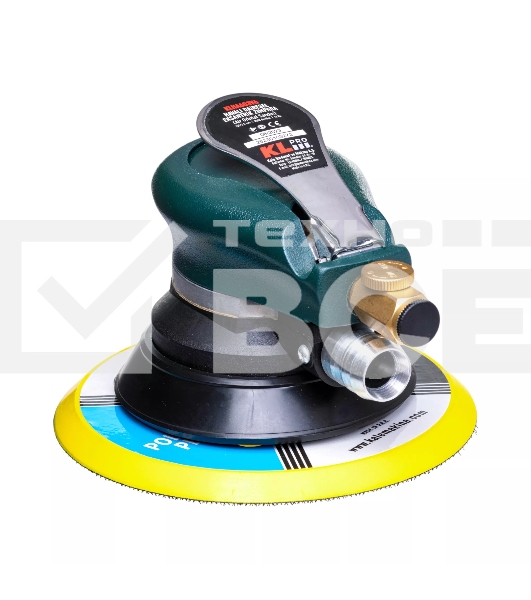 Профессиональная пневматическая орбитальная шлифмашина Klpro KLHA603V6 (150мм, 9000 об/мин, штуцер 1/4)