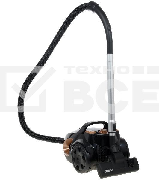 Пылесос Centek CT-2534 черный/бронзовый, 450/2400 Вт, уборка сухая, пылесборник контейнер 2 л