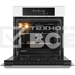 Шкаф духовой электрический Maunfeld AEOD60103W, 60л, дверца с 3 стеклами, белый, фото2