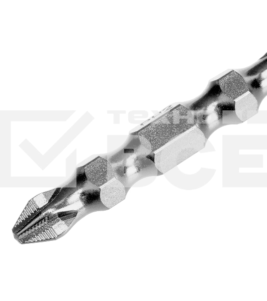 Набор бит двухстор. Gross PH2-PH1х45мм, PZ2-PZ1х45мм, сталь S2, 2 шт.