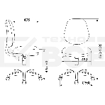 Кресло детское Бюрократ CH-W213/TW-96-1 оранжевый TW-96-1 (пластик белый), фото5