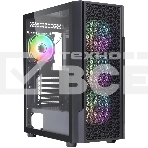 Компьютерный корпус Accord 3312 черный без БП ATX 2xUSB2.0 1xUSB3.0 audio bott PSU, фото 1