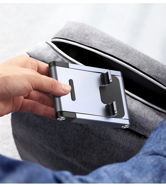 Подставка раздвижная настольная складная для телефона, планшета UGREEN LP263-50324 Gray (50324)