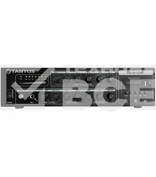 Усилитель Tantos TSo-AA120MZ 120Вт черный (00-00025063)