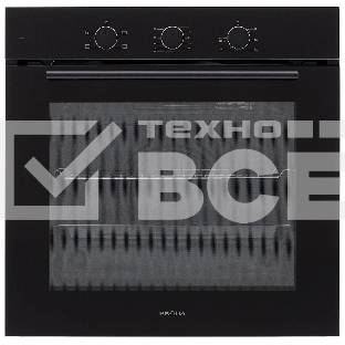 Духовой шкаф электрический Krona ELEMENT 60 BL/BL чёрный