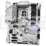 Материнская плата ASRock Z890 Pro RS WiFi White, LGA 1851, Intel Z890, 4xDDR5, 4xSATA, 4xM.2, 1xPCIe 5.0 x16, 2xPCIe 4.0 x16, 1xPCIe x1, 2xUSB-C Thunderbolt 4, 4xUSB-A 3.2 Gen 1, 1xUSB-A 3.2 Gen 2, 1xHDMI, 1xDP, 1x2.5Gb LAN, 5x3.5 мм, 7.1, ATX, фото2