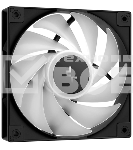 Кулер для процессора DEEPCOOL AG500 BK ARGB V2 черный 120мм алюминий+медь 1900rpm 29.4db 40pin 240W 160мм