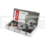 Аппарат для сварки пластиковых труб ПОБЕДА, ПТ-1800, 2000 Вт., 6 насадок, стойка, отвертка, кейс металл., фото5