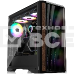 Компьютерный корпус без блока питания Case Raijintek AGOS MAX-MS4, Midi-Tower, TG, 4x140мм ARGB, 2xUSB 3.0 + 1xUSB Type-C, E-ATX, ATX, mATX, mITX черный, фото2