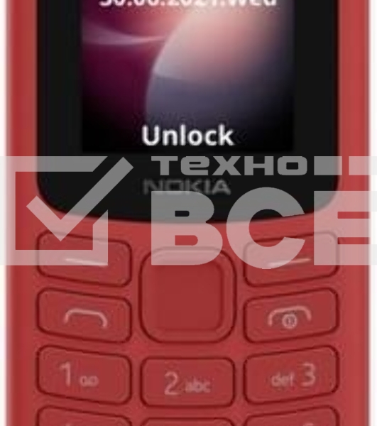 Мобильный телефон Nokia 105 TA-1557 DS EAC1 RED