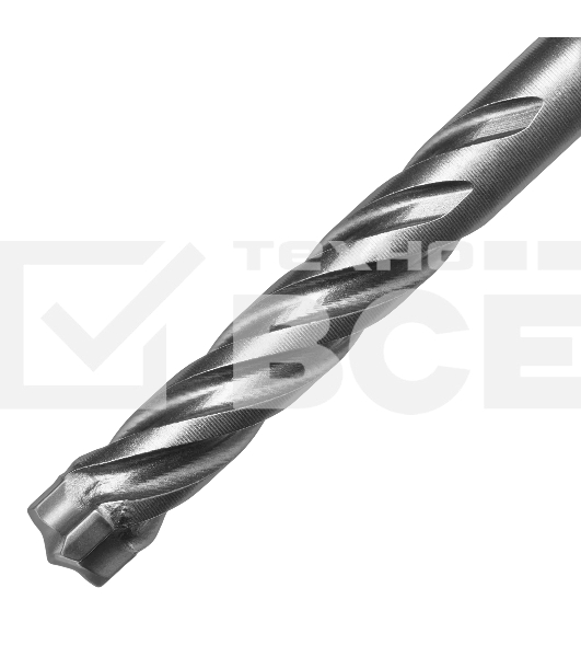 Бур по бетону Denzel цельная крестовая пластина, 8x265 мм, SDS PLUS