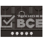 Газовая варочная панель ARDO GH74G1WTCB2 черный, фото3