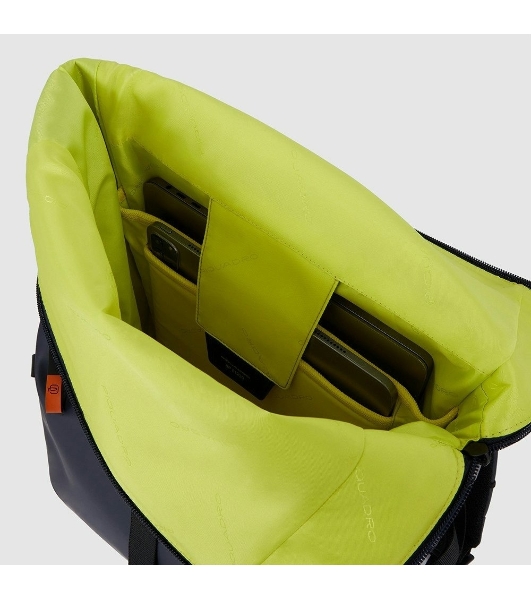 Рюкзак мужской Piquadro Corner 2.0 CA6291C2OW/BLU роллтоп синий ткань