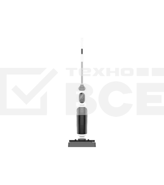 Пылесос вертикальный GARLYN Aqua Base 3 белый/черный, питание от аккумулятора, 170 Вт, уборка сухая/влажная, пылесборник 0.4 л