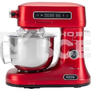 Кухонная машина Rondell RDE-KM900 планетар.вращ. 1900Вт красное вино