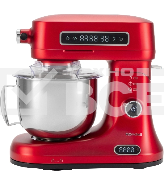 Кухонная машина Rondell RDE-KM900 планетар.вращ. 1900Вт красное вино