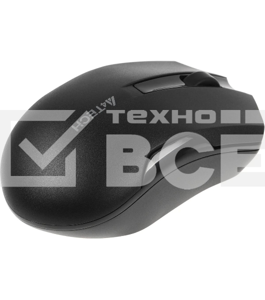 Мышь беспроводная A4Tech G3-200NS черный, 1200 dpi, радиоканал, USB, кнопки - 3