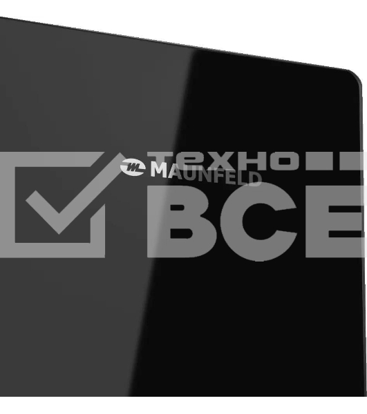 Холодильник Maunfeld MFF181NFB черный глянцевый, трехкамерный, 333/164л, морозилка сбоку, No Frost, Side by Side