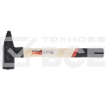 Молоток слесарный Matrix 1500 г, квадратный боек, деревянная рукоятка, фото 1