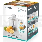Соковыжималка Gorenje CJ30E белый/серебристый, цитрусовая, 30 Вт, 800 мл, механическое, фото5
