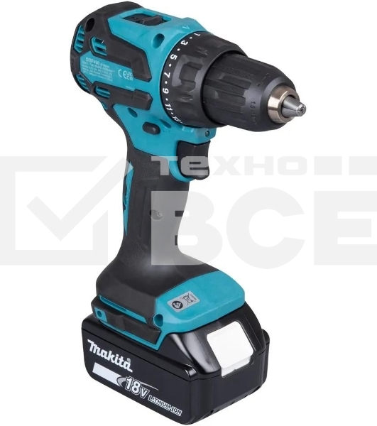 Дрель-шуруповерт Makita DDF490SFJ аккум. патрон:быстрозажимной
