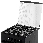 Плита Газовая Flama FG 24022 B коричневый (стеклянная крышка) реш.чугун, фото5