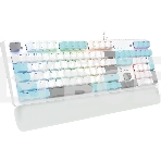 Клавиатура A4Tech Bloody S515R механическая белый USB for gamer LED (подставка для запястий) (S515R ICY WHITE), фото2