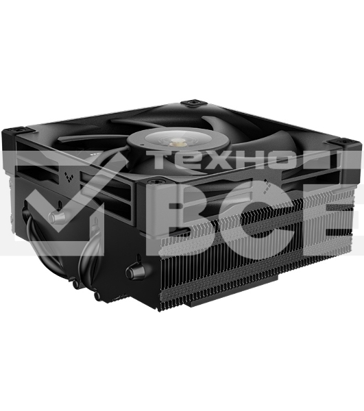 Кулер для процессора DEEPCOOL AN400 черный, 92 мм, алюминий/медь, 2950 об/мин, 23.2 дБ, 4 pin, 150 Вт, 52.5 мм