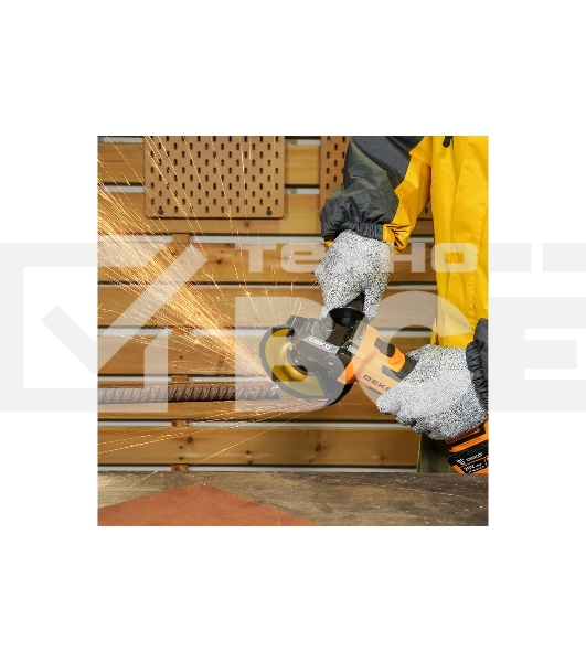 Углошлифовальная машина Deko DKAG20-125 8500об/мин рез.шпин.:M15 d=126мм