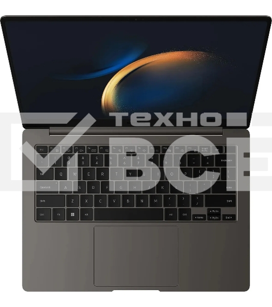 Ноутбук Samsung Galaxy Book 3 PRO NP940 i7-1360P 16Gb SSD 512Gb Intel Iris Xe Graphics 14 WQXGA AMOLED Cam 63Вт*ч Win11(ENG) KBD ENG Графит NP940XFG-KC4IN