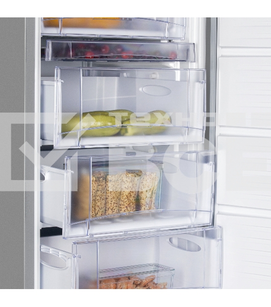Морозилка Nordfrost DF 268 SAP, серебристый, 256л, 6 ящика