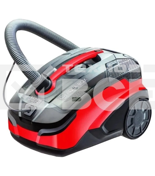Пылесос моющий Thomas WAVE XT AQUA-BOX красный/черный, 320/1600 Вт, уборка влажная/сухая, пылесборник аквафильтр, 2.6 л