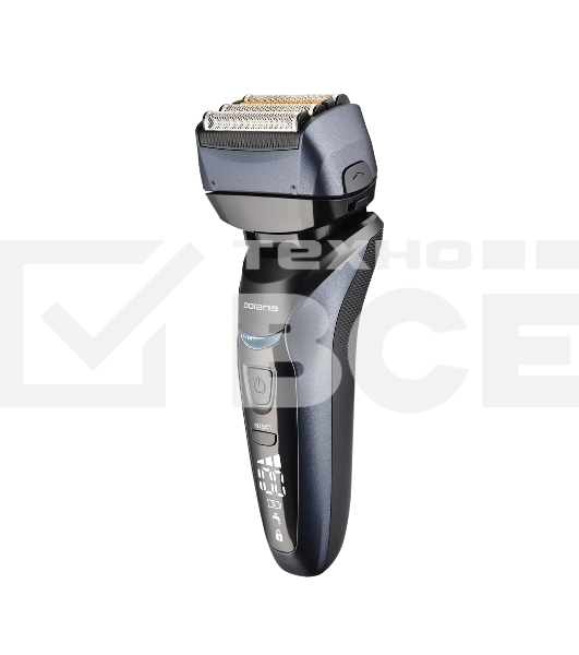 Бритва электрическая Polaris PMF 1016RC wet&dry 7D PROF 4+ Черный/Темно-синий
