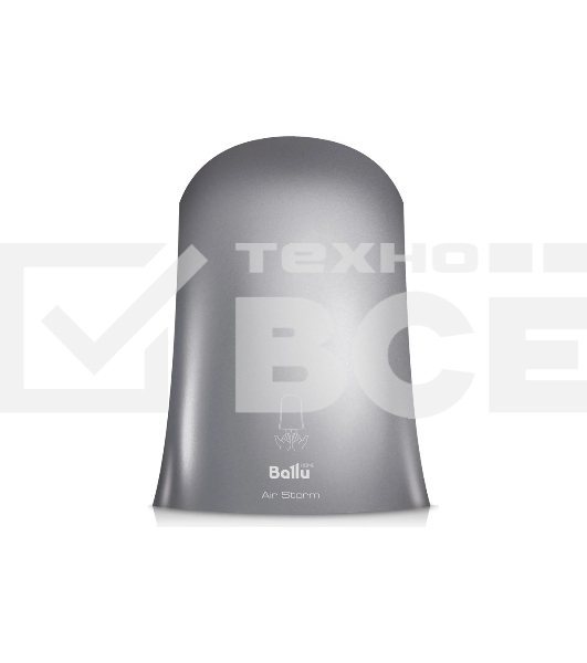 Сушилка для рук Ballu BAHD-1000AS, электрическая, серебро