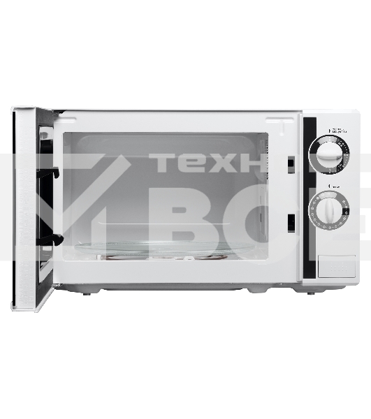 Микроволновая печь BBK 20MWS-704M/W белый, 20 л, 700 Вт, поворотный механизм
