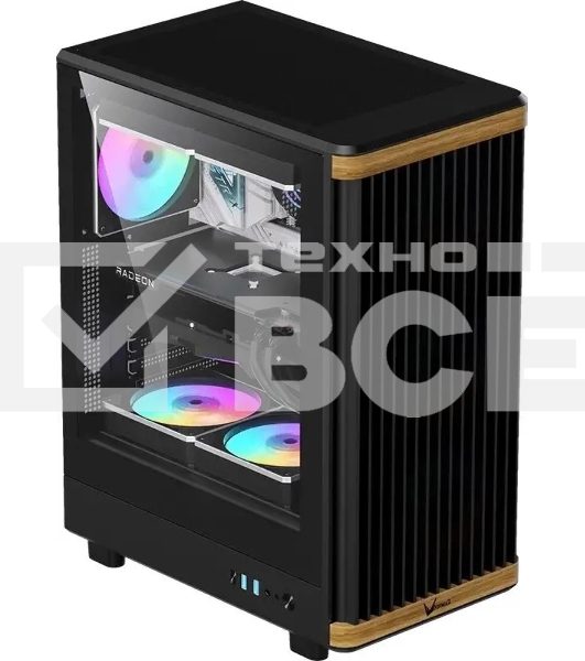 Компьютерный корпус Aerocool / Formula TimberLine T1 черный без БП ATX 4x120mm 1xUSB2.0 1xUSB3.0 1xUSB3.1 audio bott PSU