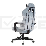 Кресло игровое Knight Terminator серо-голубой Light-28, крестов. металл, фото5