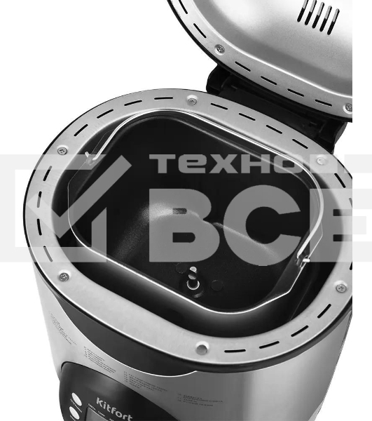 Хлебопечь Kitfort КТ-315 530Вт серебристый/черный