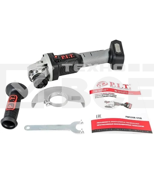 Угловая шлифовальная машина P.I.T. PWS20H-125A 7000об/мин рез.шпин.:M14 d=125мм