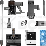 Пылесос вертикальный Leonord LE-1416 DC серый, питание от аккумулятора, 230 Вт, уборка суxая/влажная, пылесборник 0.5 л, фото10