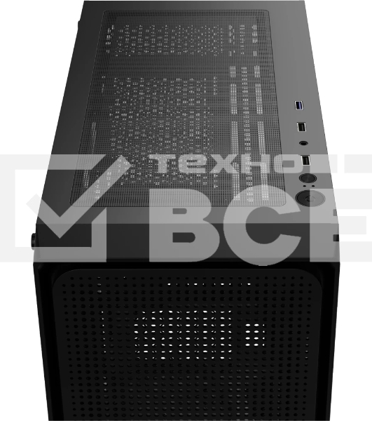 Компьютерный корпус Ocypus Gaммa C50 без БП черный (Gaммa-C50-BKG000XX-GL)