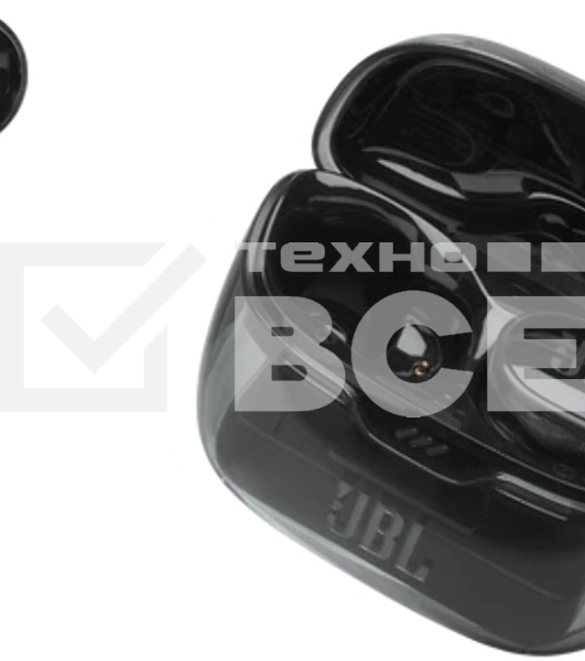 Наушники JBL, модель Tune Buds Ghost черный(JBLTBUDSGbLKCN)