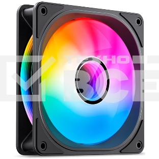 Вентилятор для корпуса JONSBO FR-606BR Reverse (120x120x25мм, 4-pin PWM, ARGb, 35.99CFM, 26.5dBA, 1500RPM, черный)